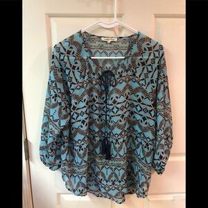Wishful Park sheer blouse 